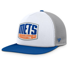 New York Mets Fanatics Cranked Foam Front Patch Trucker Adjustable Hat | MLB Near me