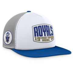 Kansas City Royals Fanatics Cranked Foam Front Patch Trucker Adjustable Hat | MLB US
