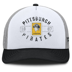Pittsburgh Pirates Fanatics Designated A-Frame Foam Front Trucker Adjustable Hat | MLB Shop