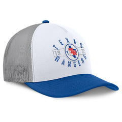 Texas Rangers Fanatics Designated A-Frame Foam Front Trucker Adjustable Hat | MLB For sale