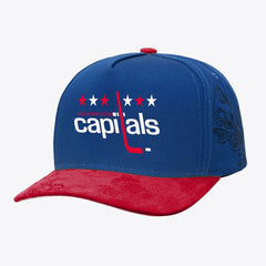 Washington Capitals Mitchell & Ness May Flowers Pro Crown Adjustable Hat Online