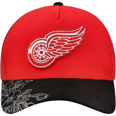 Detroit Red Wings Mitchell & Ness May Flowers Pro Crown Adjustable Hat Sale