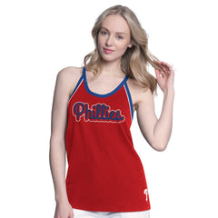 Philadelphia Phillies G-III 4Her by Carl Banks Women's Curveball Racerback Tank Top | MLB Sale