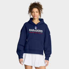 New York Rangers Fanatics Women's Authentic Pro Primary Pullover Hoodie For Sale