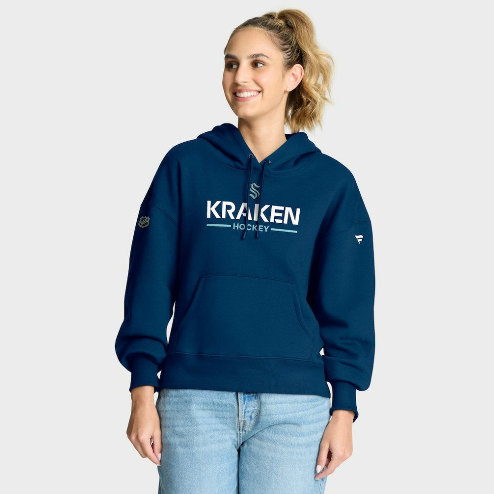 Seattle Kraken Fanatics Women's Authentic Pro Primary Pullover Hoodie For Sale