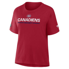 Montreal Canadiens Fanatics Women's Authentic Pro Primary T-Shirt Sale
