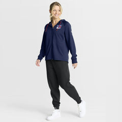 New York Rangers Fanatics Women's Authentic Pro Rink Raglan Full-Zip Hoodie Outlet