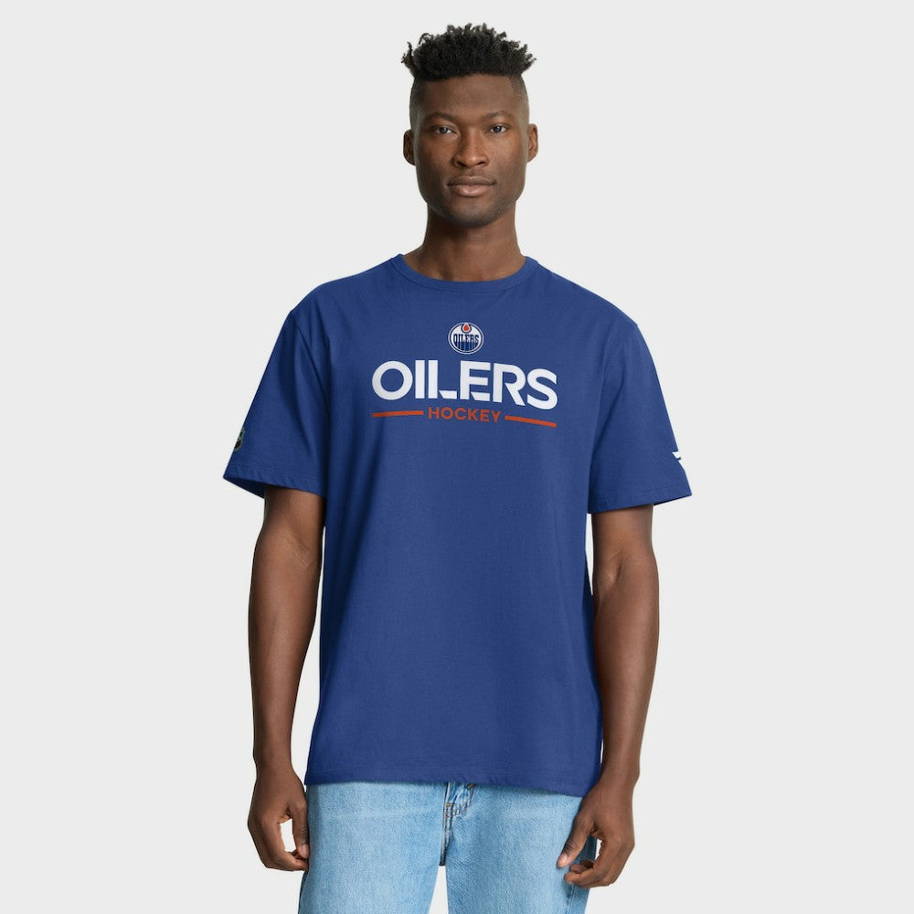 Edmonton Oilers Fanatics Authentic Pro Primary T-Shirt Online