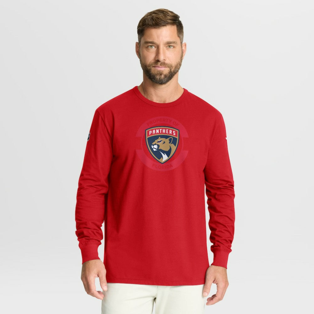 Florida Panthers Fanatics Authentic Pro Property Of Practice Long Sleeve T-Shirt On Sale