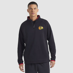 Chicago Blackhawks Fanatics Authentic Pro Rink Raglan Quarter-Zip Pullover Online
