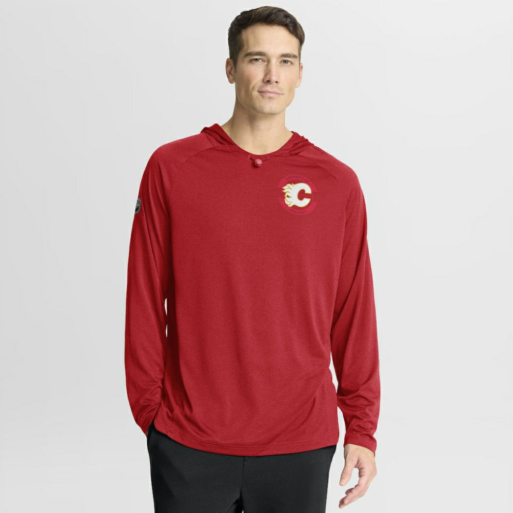 Calgary Flames Fanatics Authentic Pro Rink Hoodie Outlet