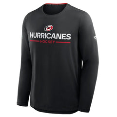 Carolina Hurricanes Fanatics Authentic Pro Rink Tech Long Sleeve T-Shirt Sale