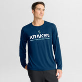 Seattle Kraken Fanatics Authentic Pro Rink Tech Long Sleeve T-Shirt For Sale