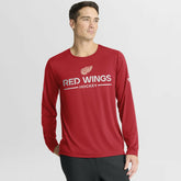Detroit Red Wings Fanatics Authentic Pro Centennial Rink Tech Long Sleeve T-Shirt Discount