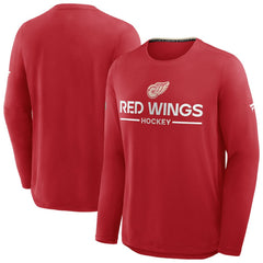 Detroit Red Wings Fanatics Authentic Pro Centennial Rink Tech Long Sleeve T-Shirt Discount