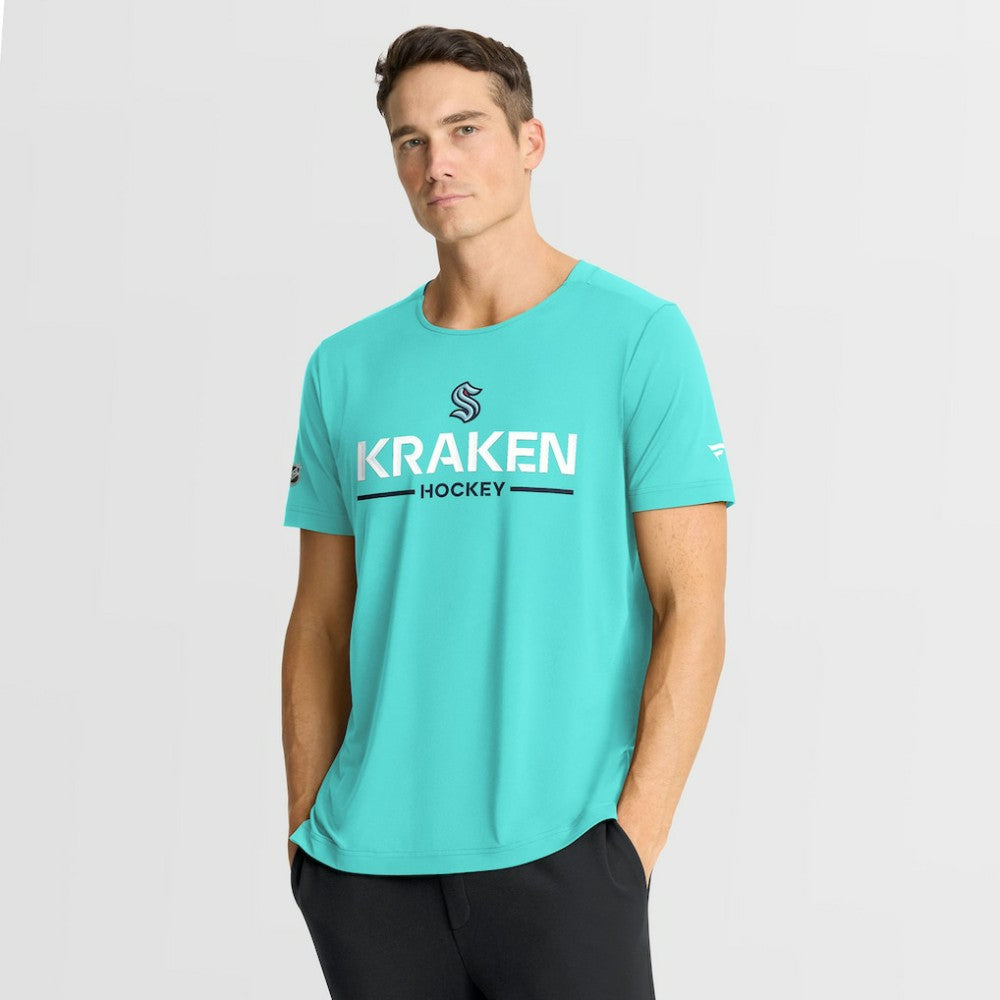 Seattle Kraken Fanatics Authentic Pro Rink Tech T-Shirt For Sale
