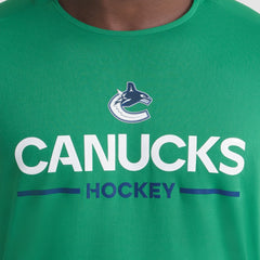 Vancouver Canucks Fanatics Authentic Pro Rink Tech T-Shirt For Sale