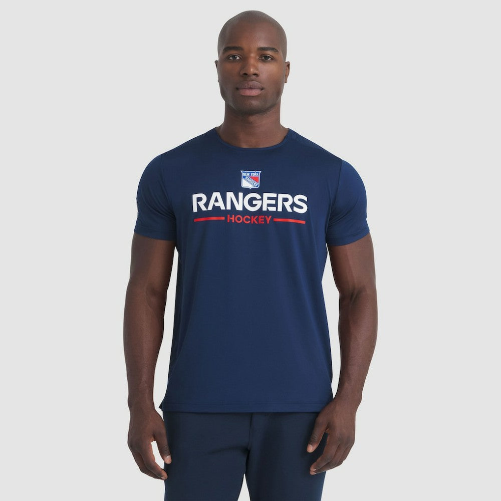 New York Rangers Fanatics Authentic Pro Rink Tech T-Shirt On Sale