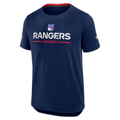 New York Rangers Fanatics Authentic Pro Rink Tech T-Shirt On Sale