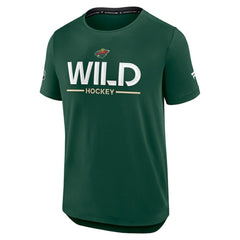 Minnesota Wild Fanatics Authentic Pro Rink Tech T-Shirt Sale