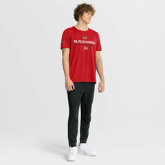 Chicago Blackhawks Fanatics Authentic Pro Centennial Rink Tech T-Shirt On Sale