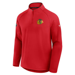 Chicago Blackhawks Fanatics Authentic Pro Rink Training Quarter-Zip Pullover On Sale
