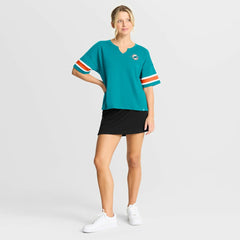 Miami Dolphins Fanatics Women's Redzone Curl Route T-Shirt
