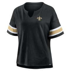 New Orleans Saints Fanatics Women's Redzone Curl Route T-Shirt