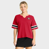 San Francisco 49ers Fanatics Women's Redzone Curl Route T-Shirt