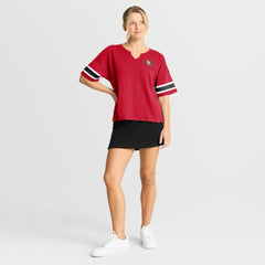 San Francisco 49ers Fanatics Women's Redzone Curl Route T-Shirt