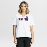 New York Giants Fanatics Women's Redzone Slub Boxy T-Shirt