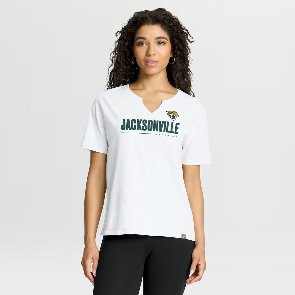 Jacksonville Jaguars Fanatics Women's Redzone Slub Boxy T-Shirt