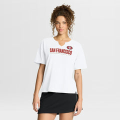 San Francisco 49ers Fanatics Women's Redzone Slub Boxy T-Shirt