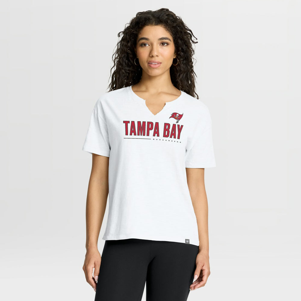 Tampa Bay Buccaneers Fanatics Women's Redzone Slub Boxy T-Shirt