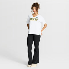 Green Bay Packers Fanatics Women's Redzone Slub Boxy T-Shirt