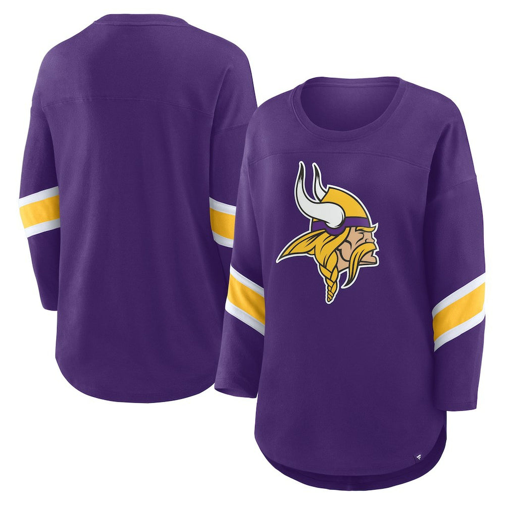 Minnesota Vikings Fanatics Women's Redzone 3/4-Sleeve T-Shirt