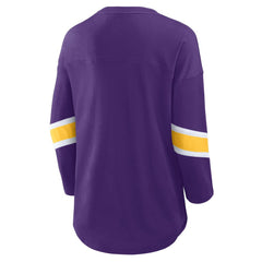 Minnesota Vikings Fanatics Women's Redzone 3/4-Sleeve T-Shirt
