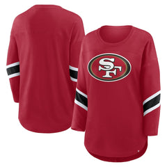San Francisco 49ers Fanatics Women's Redzone 3/4-Sleeve T-Shirt
