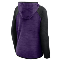 Baltimore Ravens Fanatics Women's Redzone End Around Pass Raglan Full-Zip Hoodie