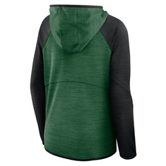 New York Jets Fanatics Women's Redzone End Around Pass Raglan Full-Zip Hoodie