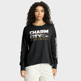 Baltimore Ravens Fanatics Women's Hometown Legacy Long Sleeve T-Shirt