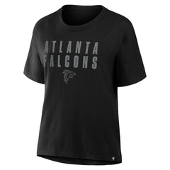 Atlanta Falcons Fanatics Women's Blackout Kneel Down Legacy T-Shirt