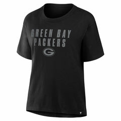 Green Bay Packers Fanatics Women's Blackout Kneel Down Legacy T-Shirt