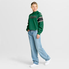 Philadelphia Eagles Fanatics Oversized Hometown Toss Sweep Mock Neck Pullover