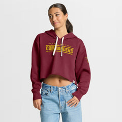 Washington Commanders Fanatics Women's Oversized Hometown Heritage Cropped Hoodie