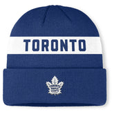 Toronto Maple Leafs Fanatics Authentic Pro Rink Cuffed Knit Hat For Sale