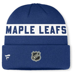 Toronto Maple Leafs Fanatics Authentic Pro Rink Cuffed Knit Hat For Sale