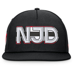 New Jersey Devils Fanatics Authentic Pro Rink Team Code Snapback Hat For Sale