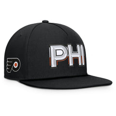 Philadelphia Flyers Fanatics Authentic Pro Rink Team Code Snapback Hat Online