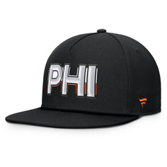 Philadelphia Flyers Fanatics Authentic Pro Rink Team Code Snapback Hat Online